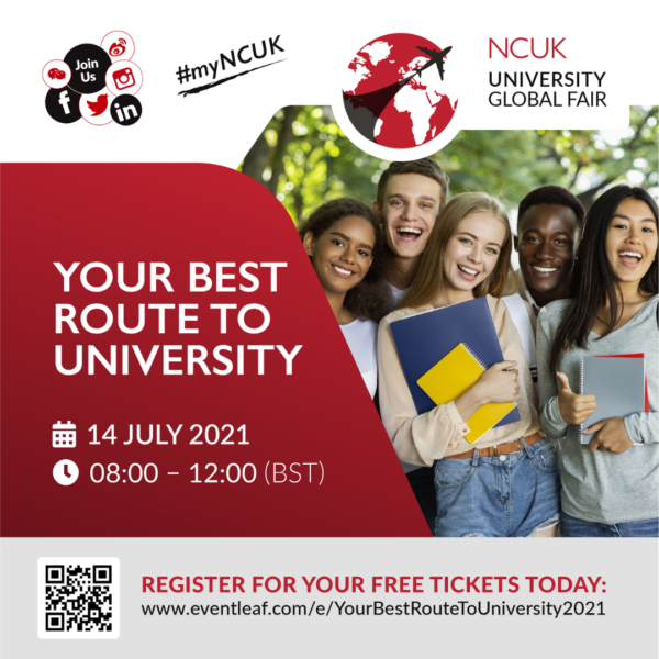 NCUK University Global Fair: Your Best Route to University