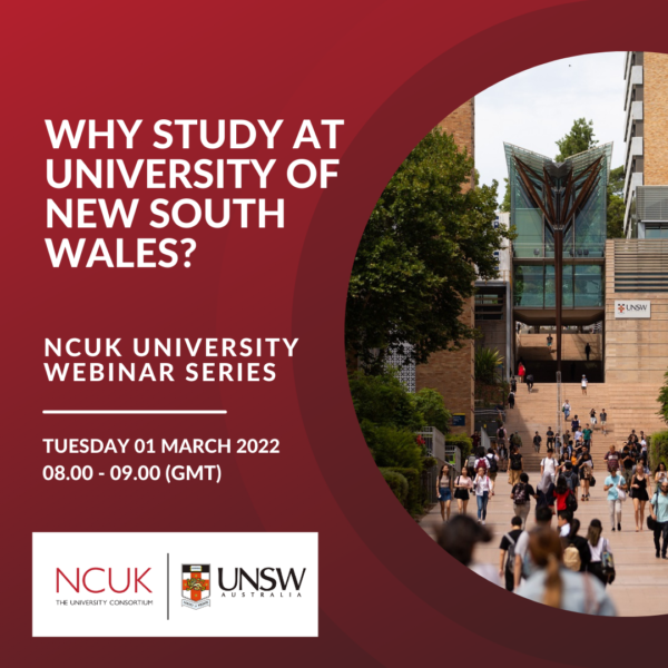 University Webinar Series: UNSW, Sydney