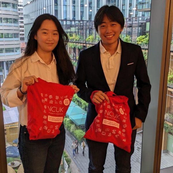 NCUK Alumni Stephen and Jihye Visit Manchester HQ to Share Inspiring Stories