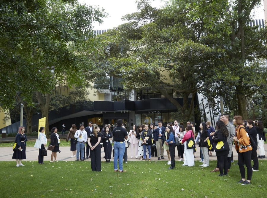 Group of partners at UNSW's campus