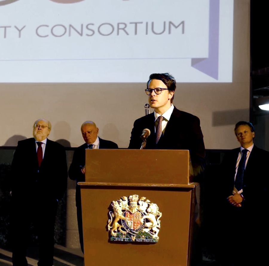 Chief Executive speaking at event.