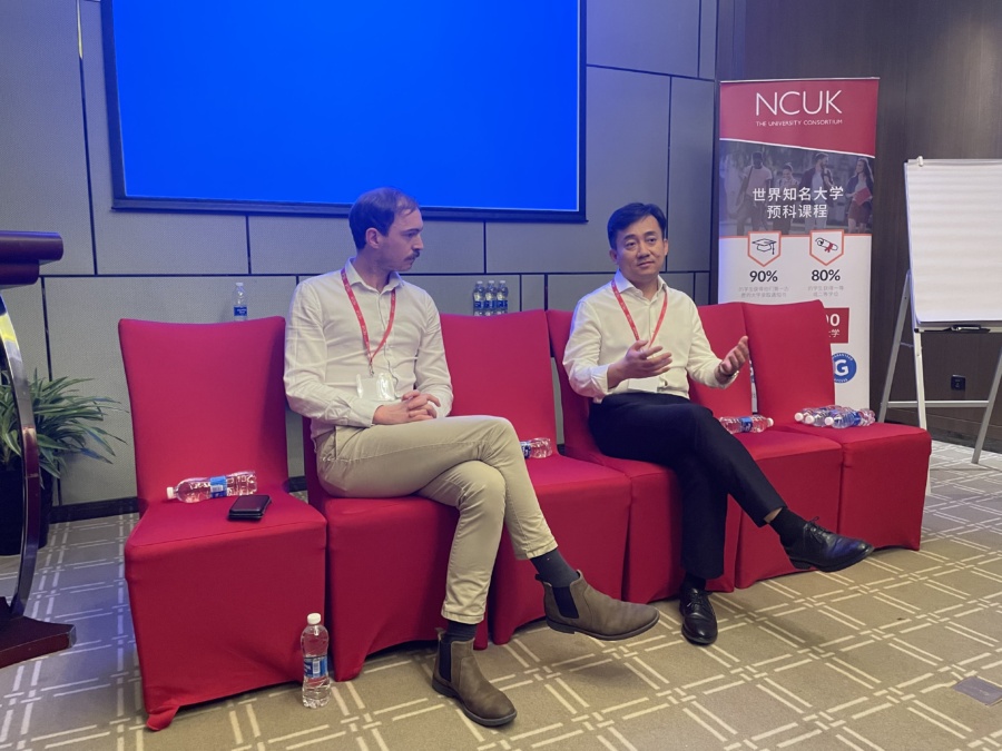 Lewis Ryan and Wayne Hao