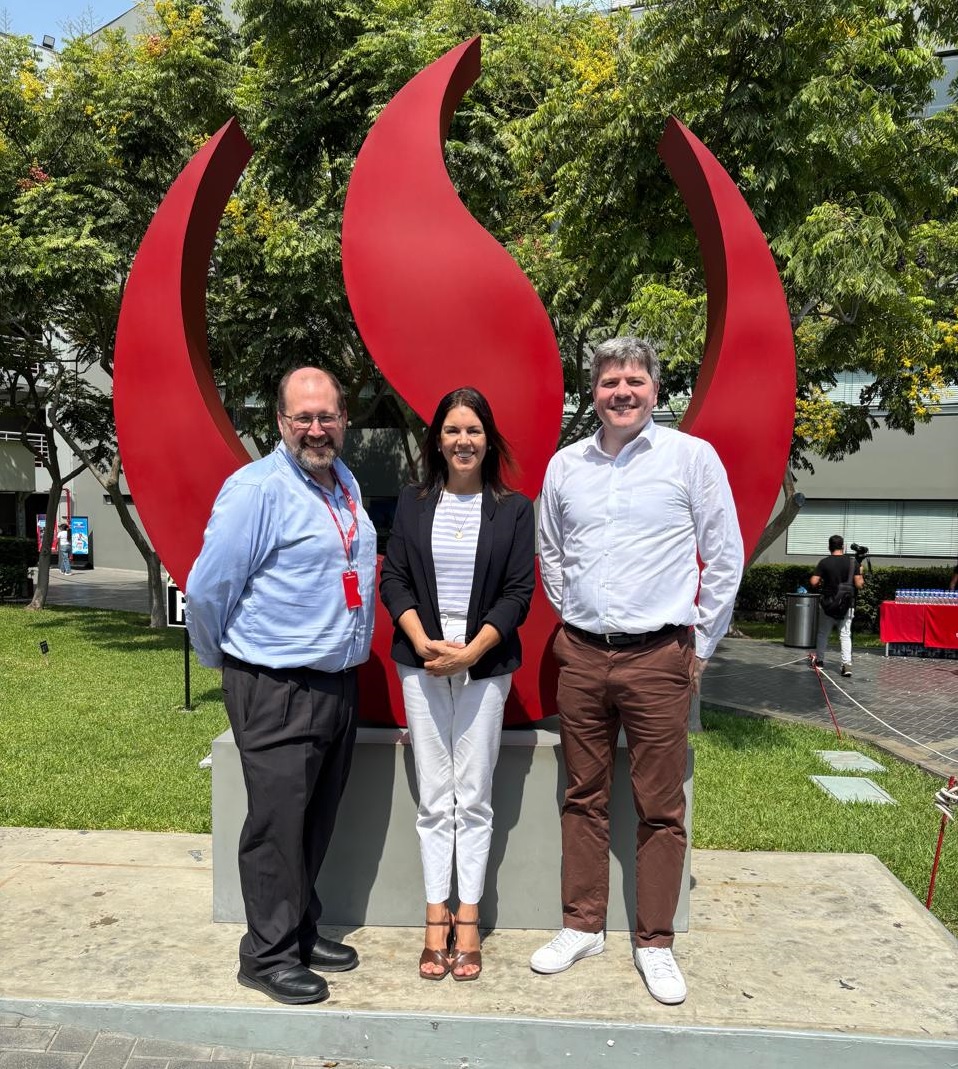 Darby McDonald, Milagros Morgan and Adam Connor at UPC