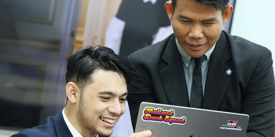 Student with teacher